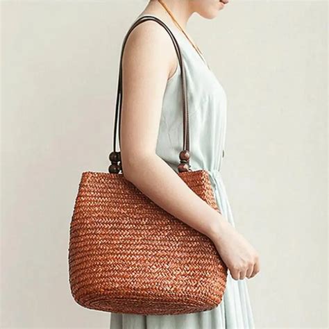 show living lifestyle rattan handbag.